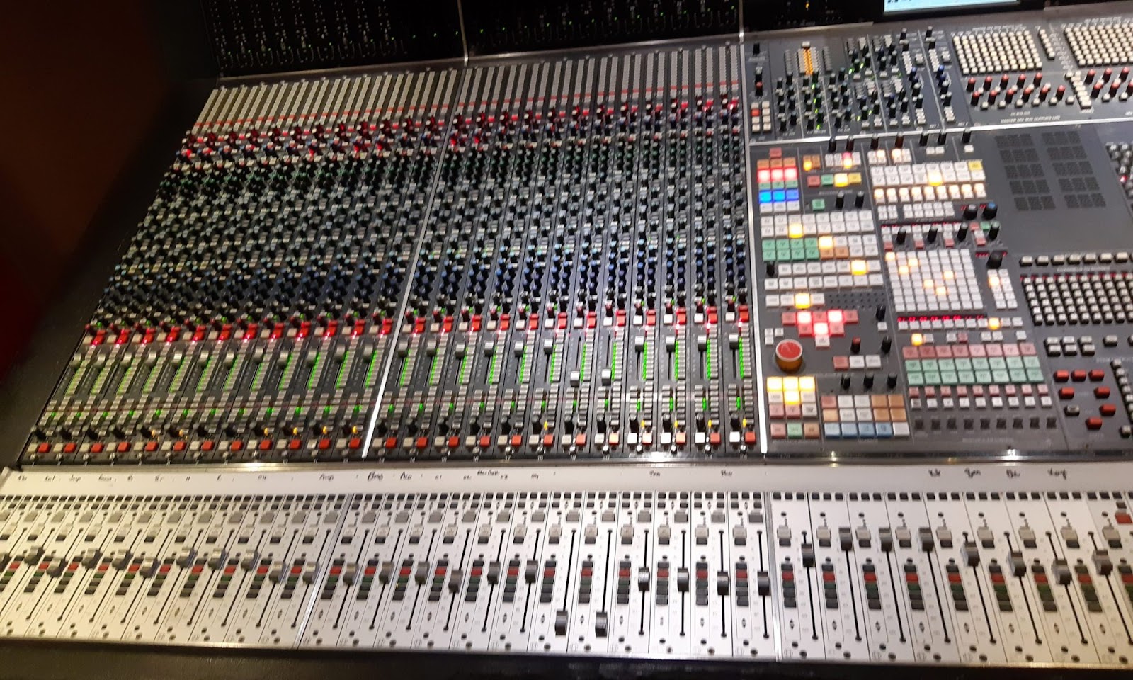 Console in Studio 2 at Abbey Road