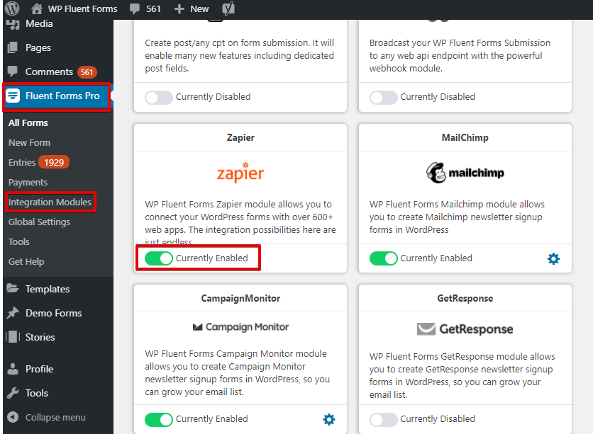 wp fluent forms, what is zapier, connect zapier to wordpress
