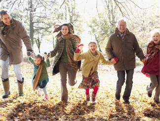 A group of people running in a forest

Description automatically generated with medium confidence