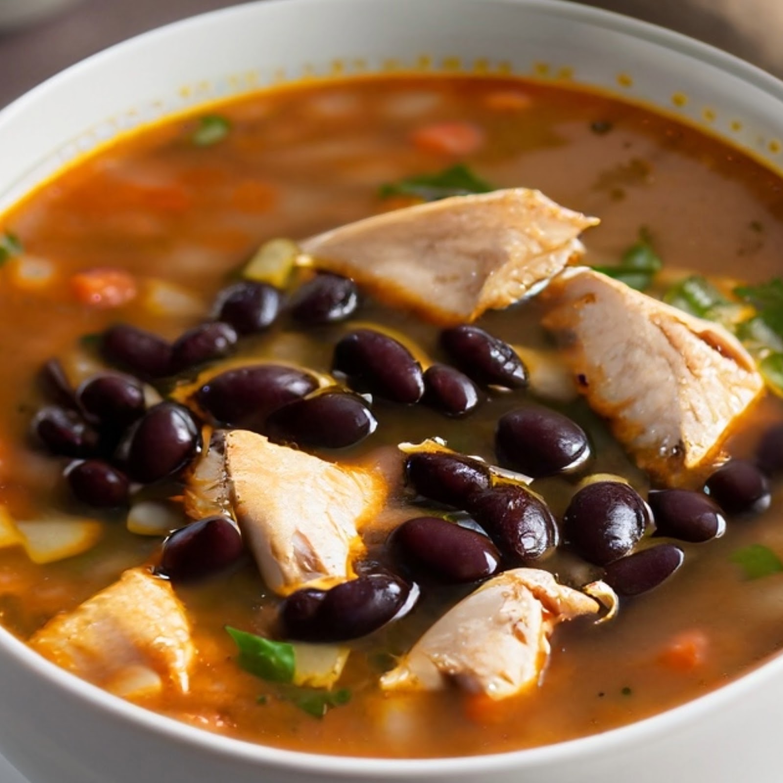 Chicken And Black Bean Soup
