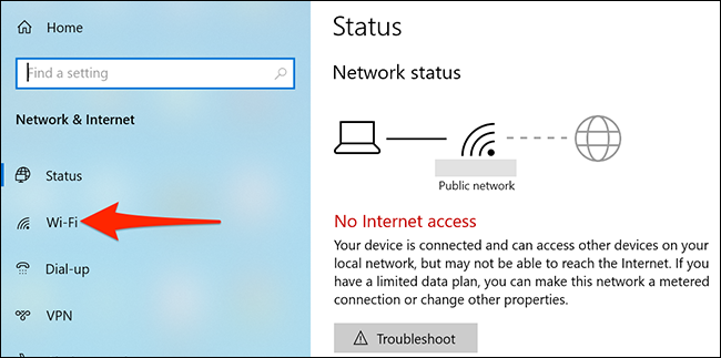 Kết nối với WiFi ẩn bằng Cài đặt Windows 10