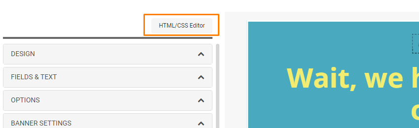 Using HTML/CSS Editor
