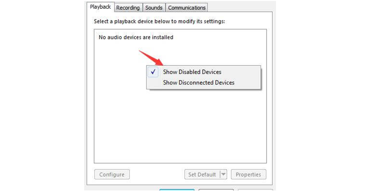 Show disabled devices-Terraify