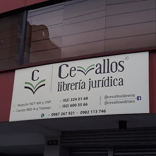 Opiniones de Cevallos Librería Jurídica en Quito - Librería