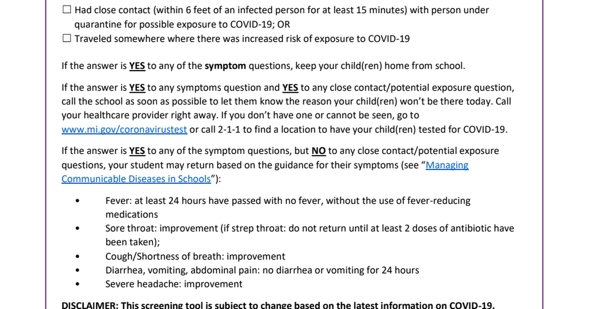 Parent Screening Checklist and When a Chlid Should stay home (1) copy.pdf