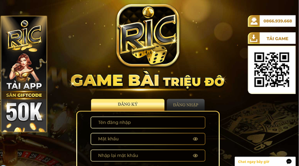 cổng game ricwin