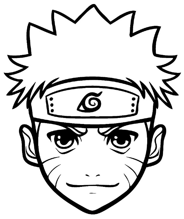desenho do Naruto para colorir e imprimir