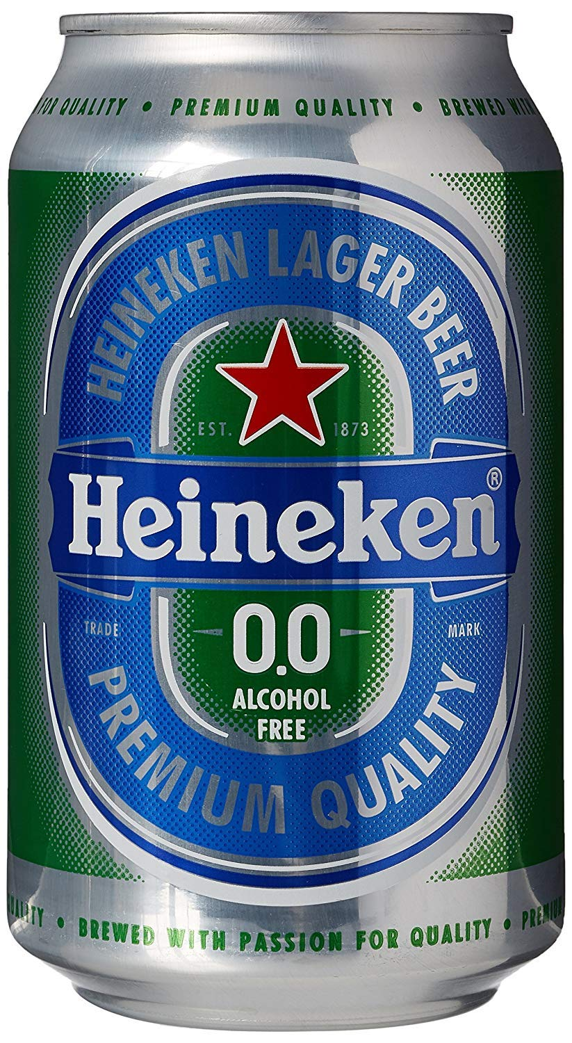 Heineken 0.0% Non-Alcohol, Alcohol Free Beer, 11.2 Fl Oz Can
