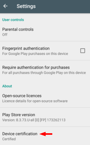 step 3-How to verify your device certification status-Google Play Protect to help limit viruses and junk apps on Android
