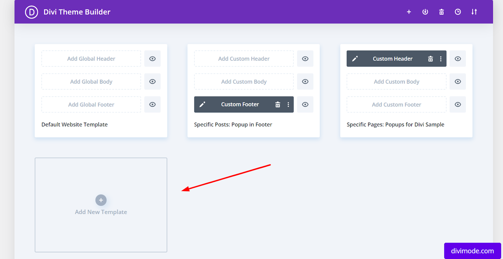 Responsive Divi popup step 1