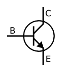 Bipolar Junction Transistor NPN circuit symbol