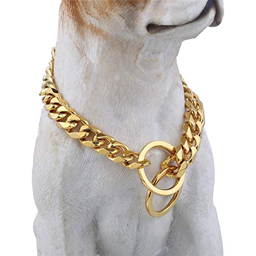 Collar para perro Loveshine Gold Tone