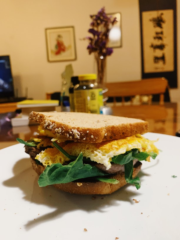 Sandwich I made when staying in an AirBnB in La Condesa, CDMX.