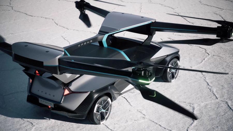XPeng's AeroHT X3 Prototype Turns a Street-Legal Vehicle into a Flying Car  | Designs & Ideas on Dornob