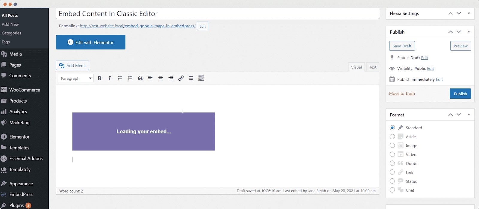 embed Google Forms