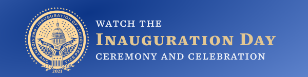 Watch the Inauguration Day ceremony and celebrations