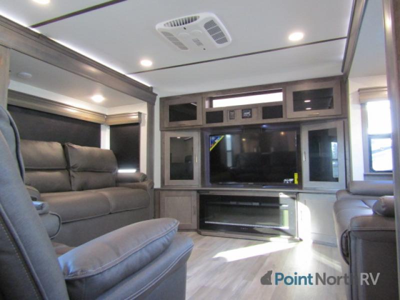 The large entertainment space makes us a perfect tailgating RV.