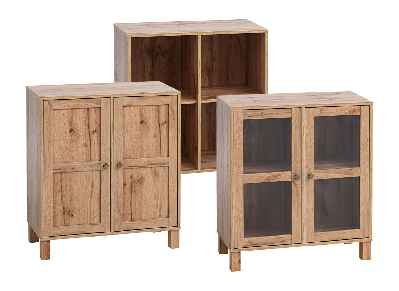 Kệ trưng bày cửa gỗ SKALS có 4 chân chắc chắn, ổn định