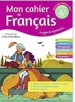 Cahier de vacances français 4ème