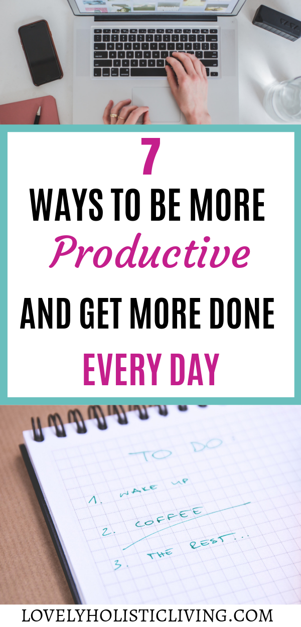 How to be more productive and get more done every day, productivity tips!