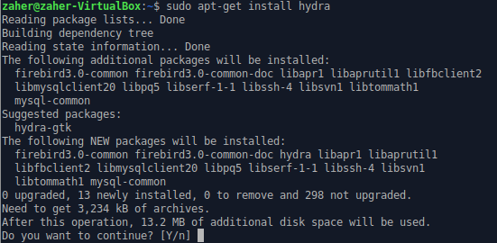 Sudo apt install hydra тор браузер линукс