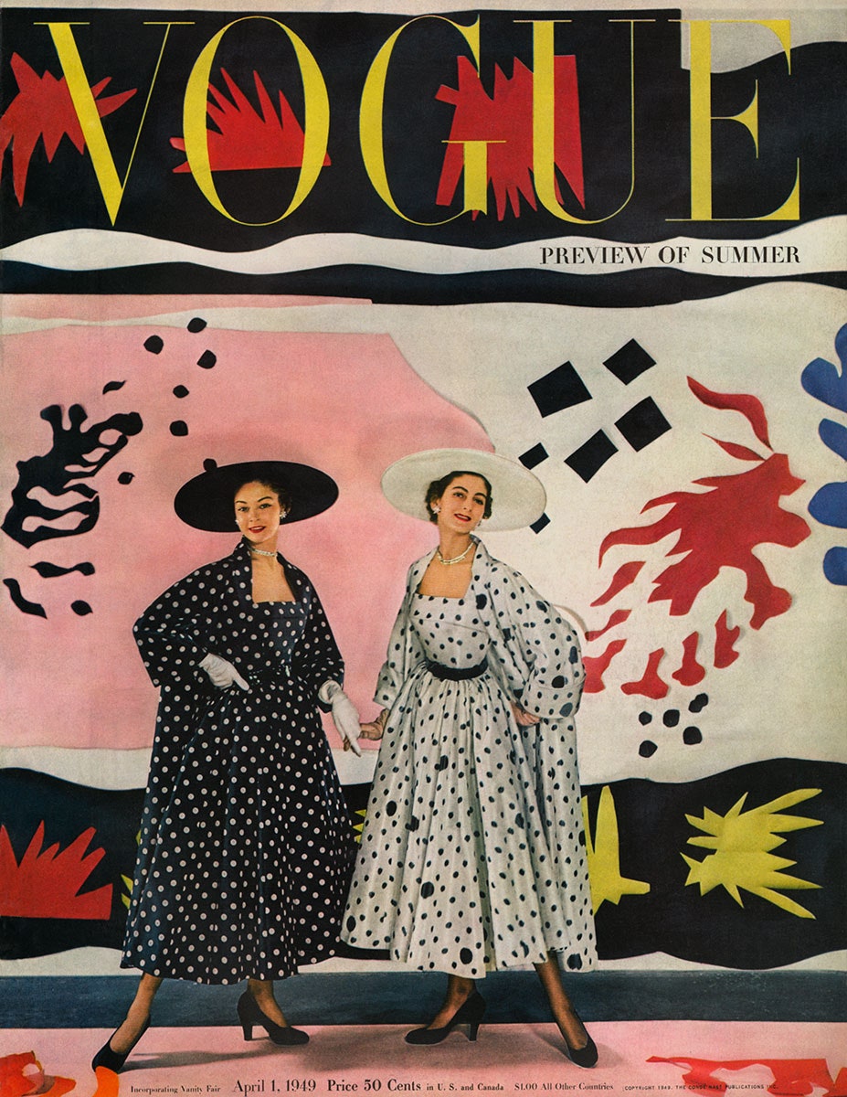 Cecil Beaton, Vogue cover, April 1949 issue. 
