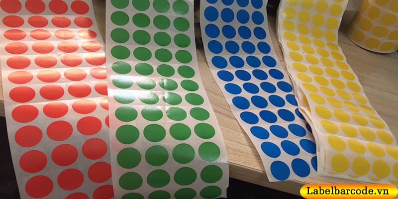 Tổng đại lý số 1 sản xuất và phân phối giấy decal in tem tròn tại Hà Nội 