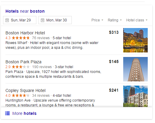 Hotel ads Google