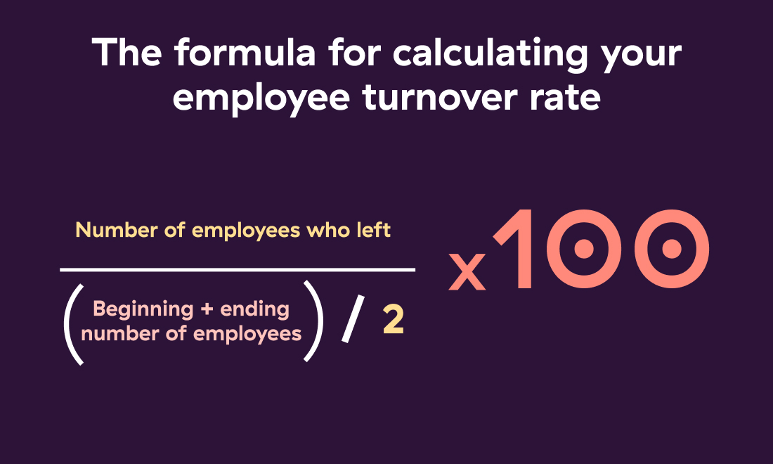 calculate employee turnover formula