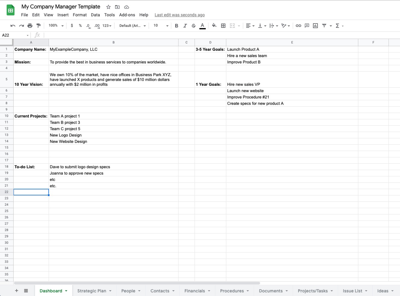 How to Manage a Multi-Million Dollar Business with a Spreadsheet 1