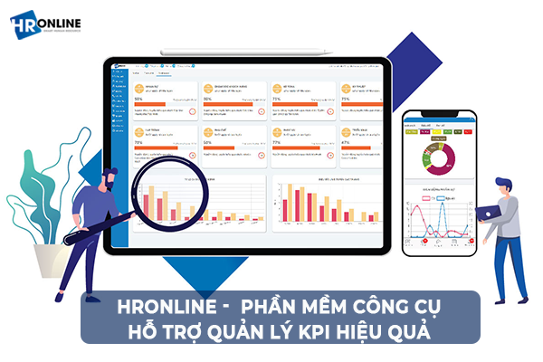 Phần mềm HrOnline là công cụ hỗ trợ quản lý KPI hiệu quả