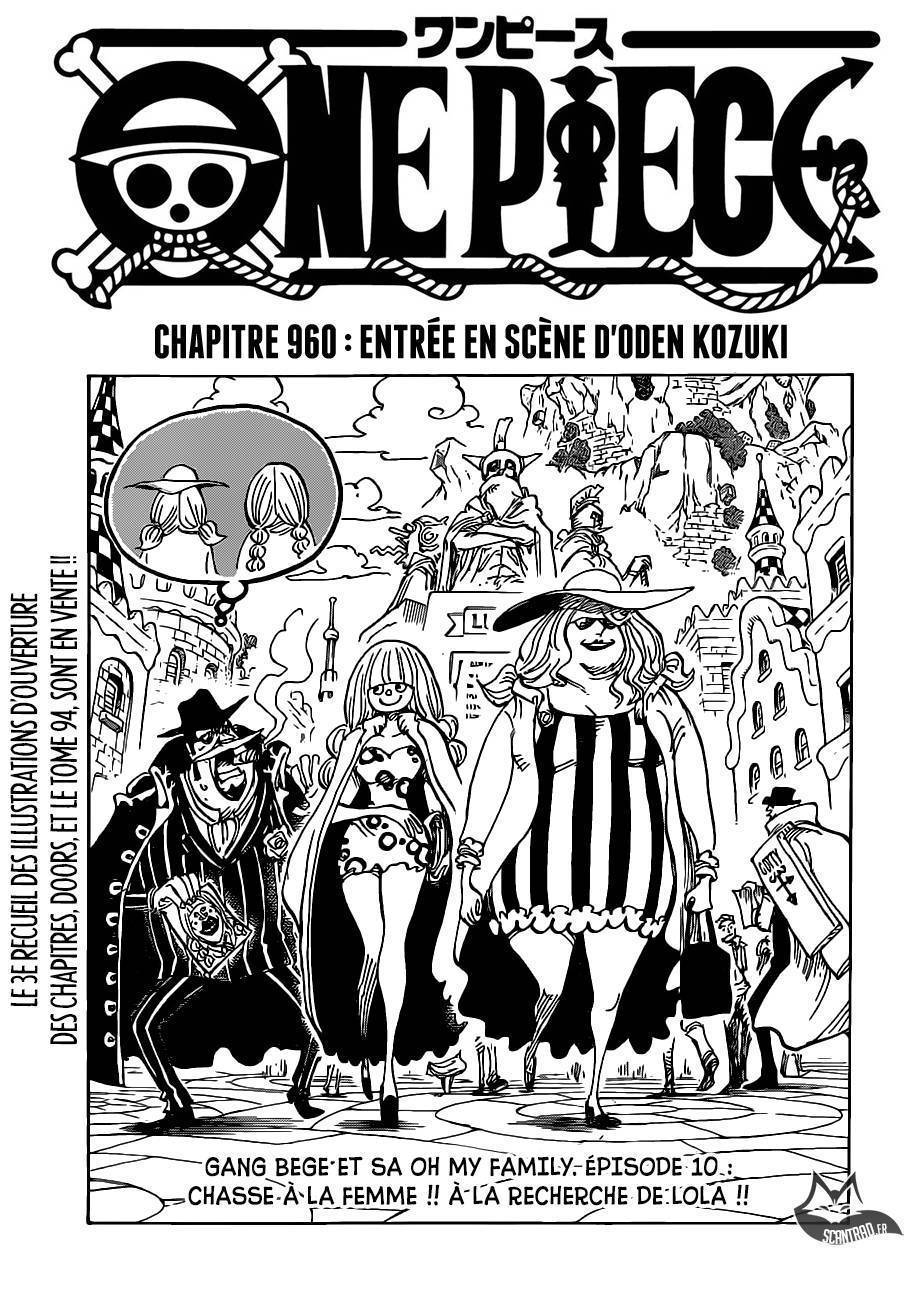 One Piece Chapitre 960 - Page 1