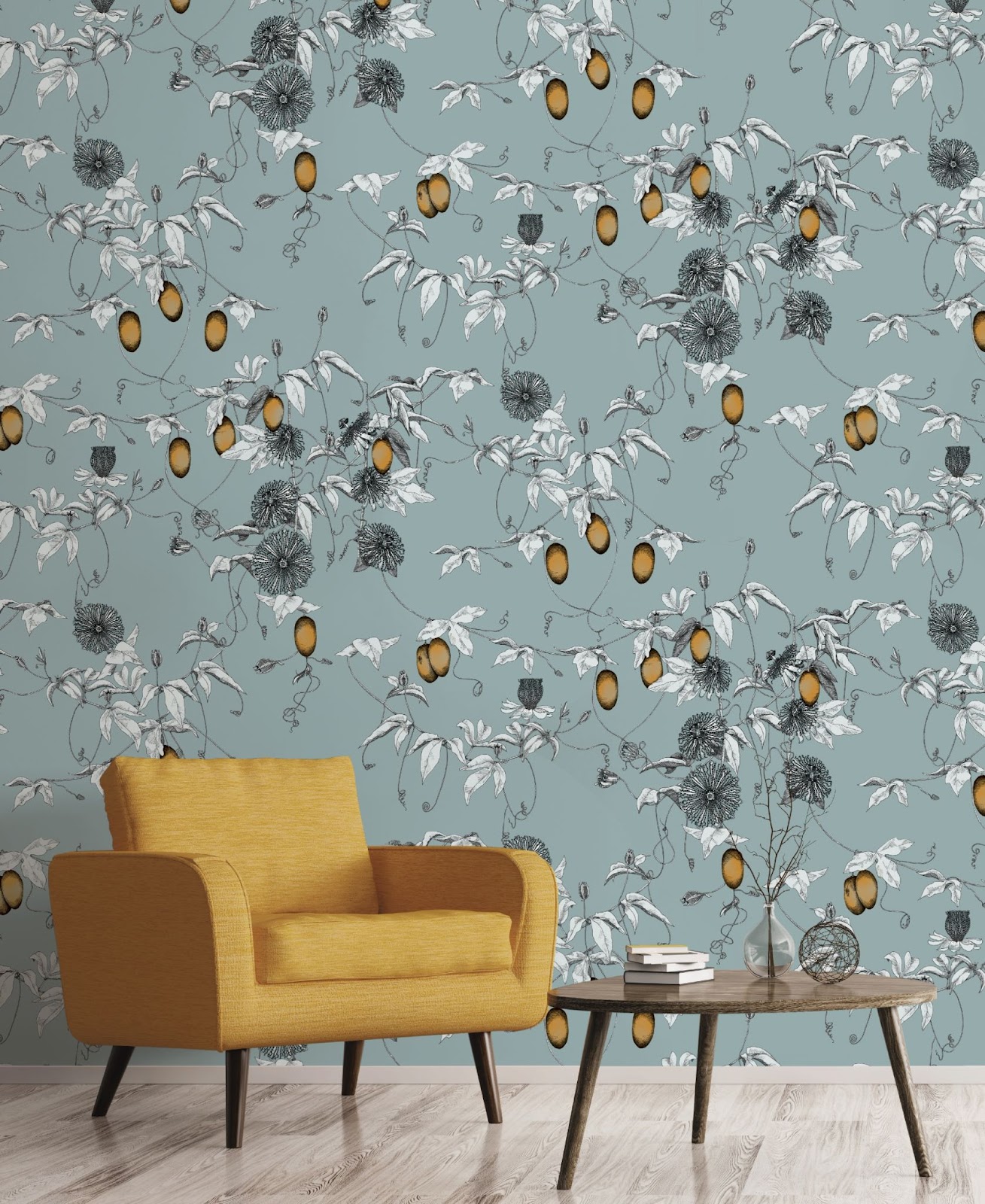 Skardu Patterned Wallpaper Design