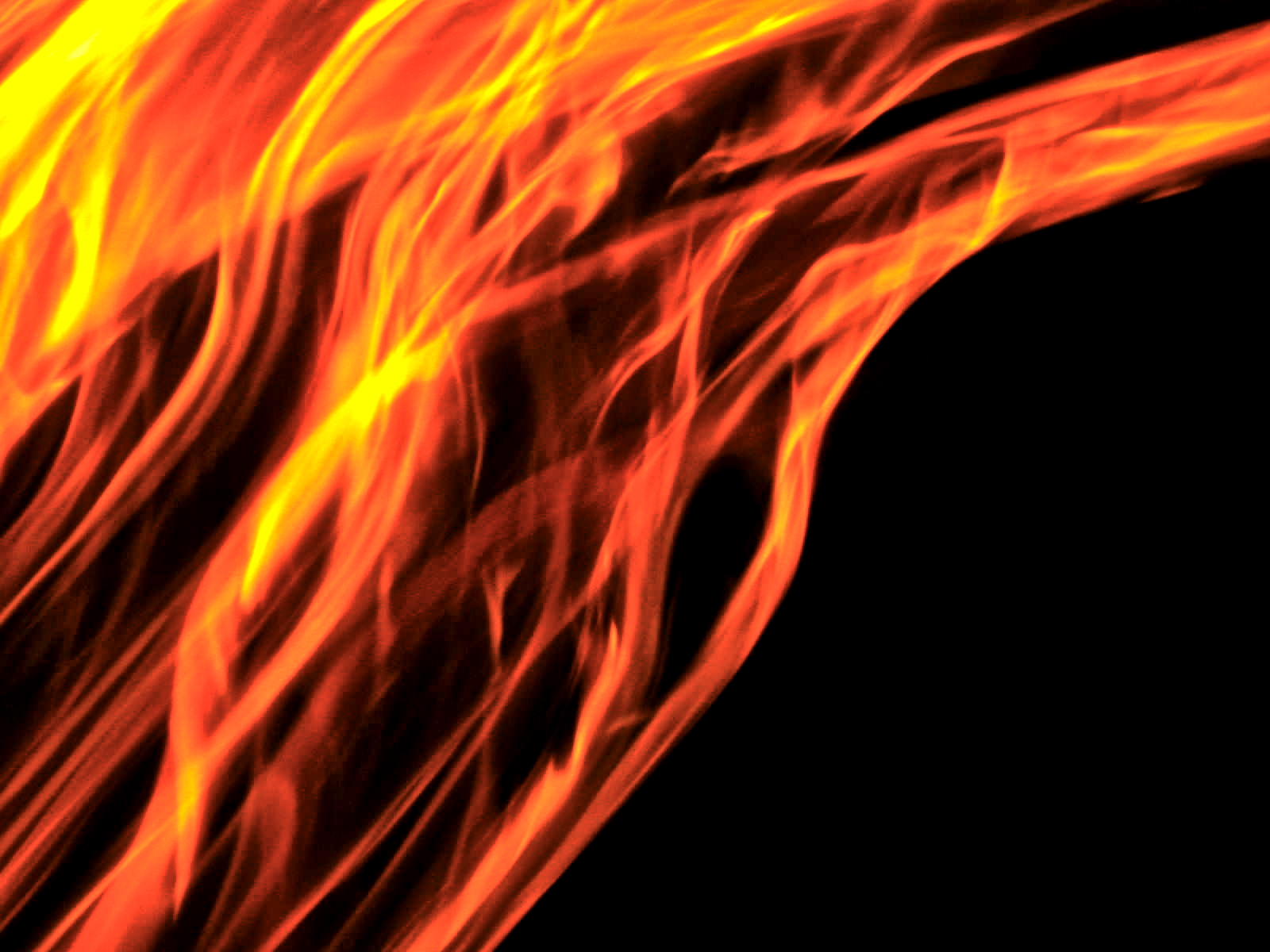 Beautiful orange flames for abstract pattern.