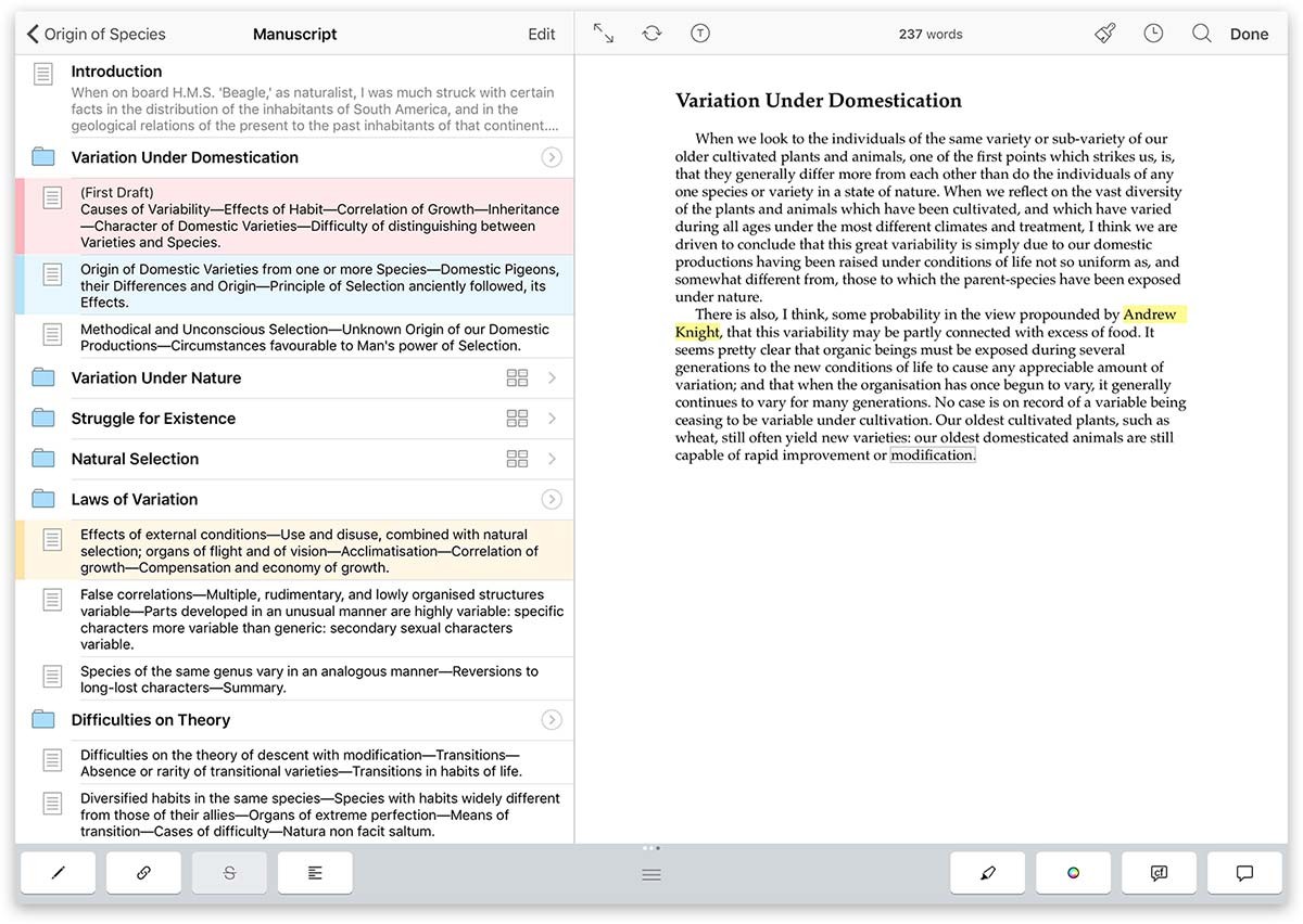 best story writing apps for Mac