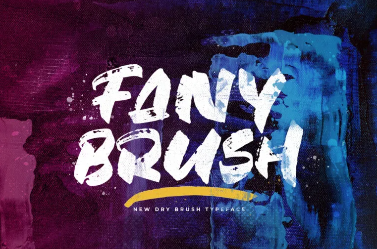 fany brush font