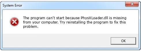 C:\Users\acer\Dropbox\Dll Installer Guest Posts\New Articles\ruthlessreviews.com - How To Fix Physxloader.Dll Error In World Of Tanks Game\physxloader-dll-error.jpg
