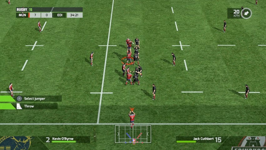 Hình ảnh trong game Rugby 15 (screenshot)