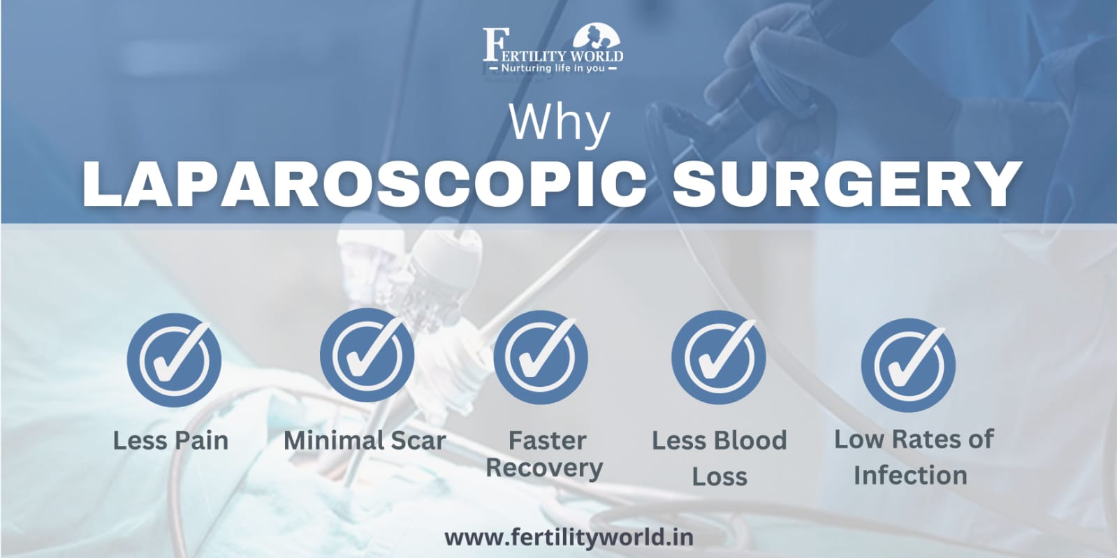 Benefits of Laparoscopic surgery than other surgeries