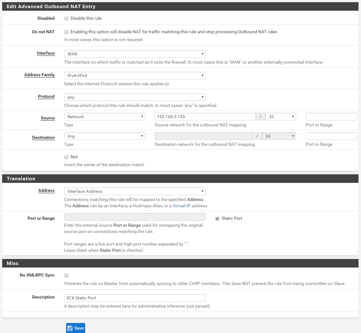 Guide On How To Configure Pfsense For 3cx Phone System