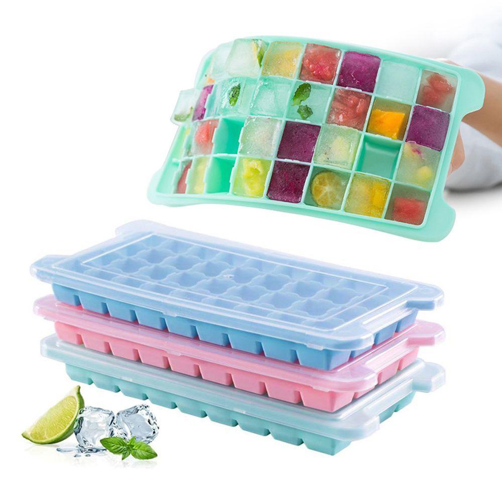 Buy Bar Lid Cover Reusable Maker Ice Cube Mold Silicone Ice Tray Freezer  Mould Household at affordable prices — free shipping, real reviews with  photos — Joom
