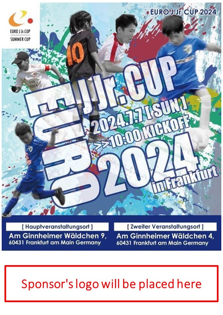 EURO J Jr. CUP 2024 brochure cover and poster