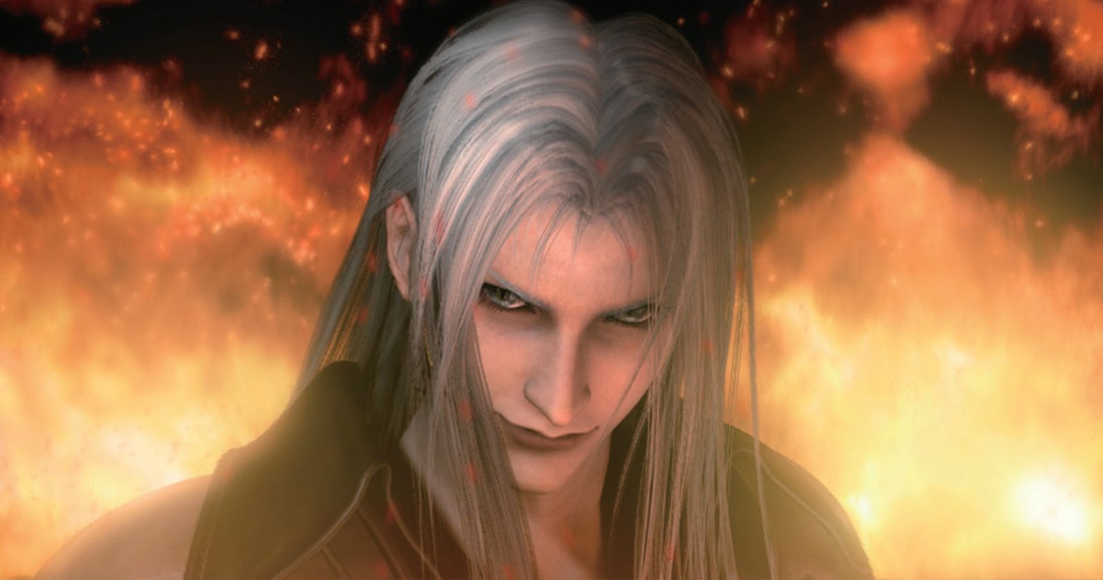 Image result for sephiroth fire