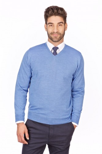 Sweter męski do koszuli - jak nosić koszulę ze swetrem - Swetry Męskie