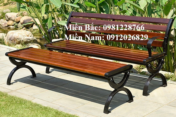 Bán ghế công viên ngoài trời dài 1.2m chất lượng cao - Cam kết rẻ tại Vĩnh Long