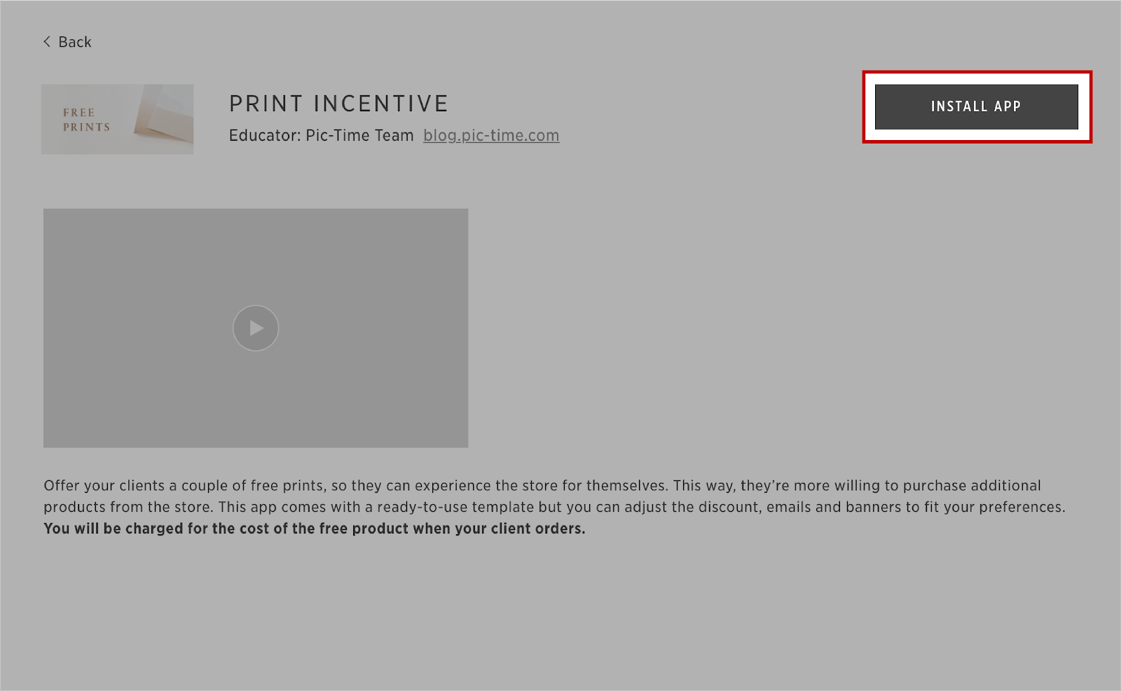 How Do I Set Up The Print Incentive Automation App Pic Time Help Center