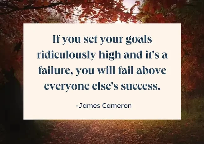 famous life quote in english from james cameron