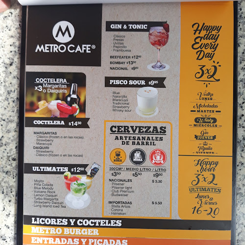 Opiniones de MetroCafé en Quito - Restaurante