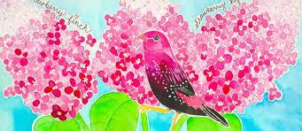 Image result for strawberry bird illustration