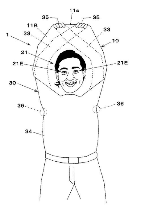 体モノマネTシャツに関する特許情報